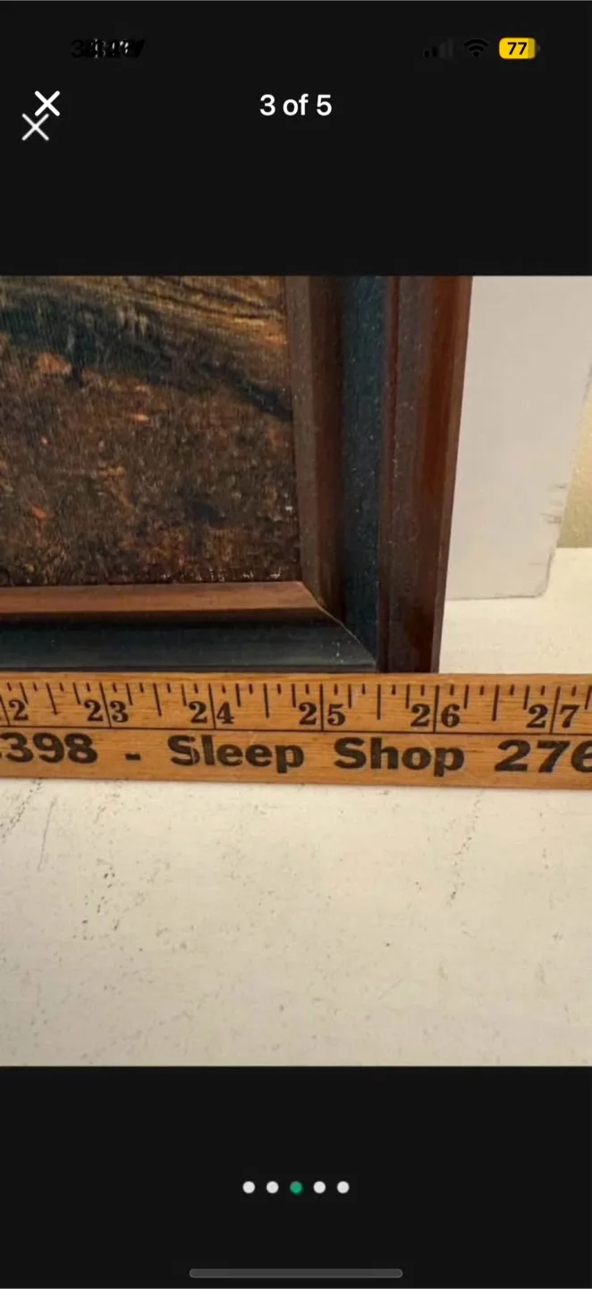 Vintage canvas print image indicator(3)