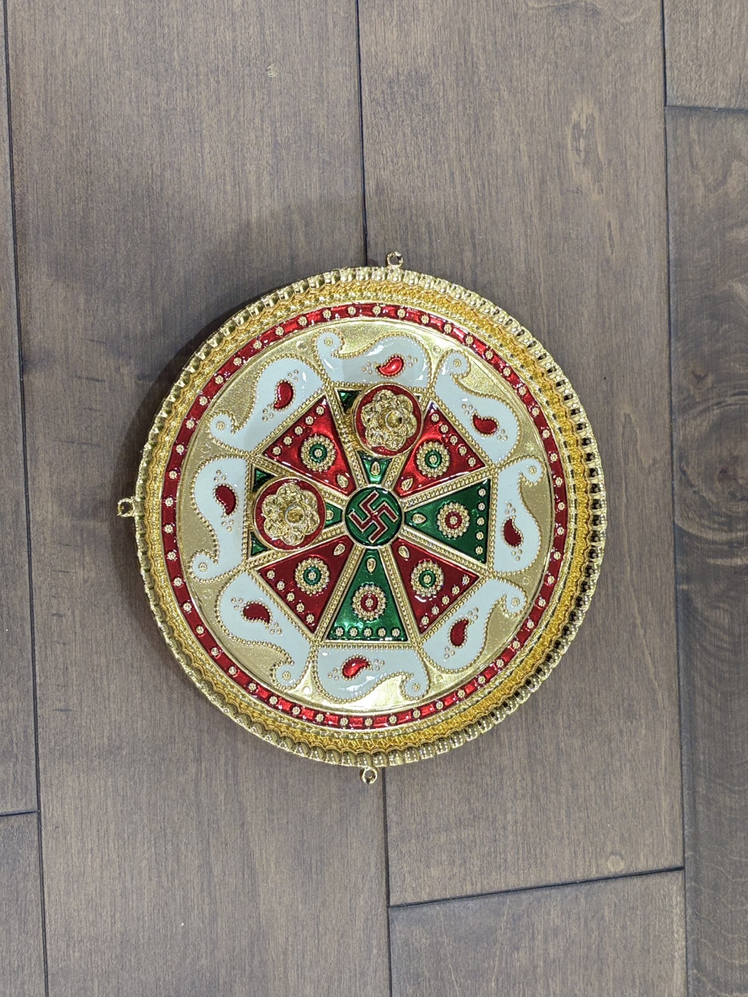 Decorative Pooja Thali Plate