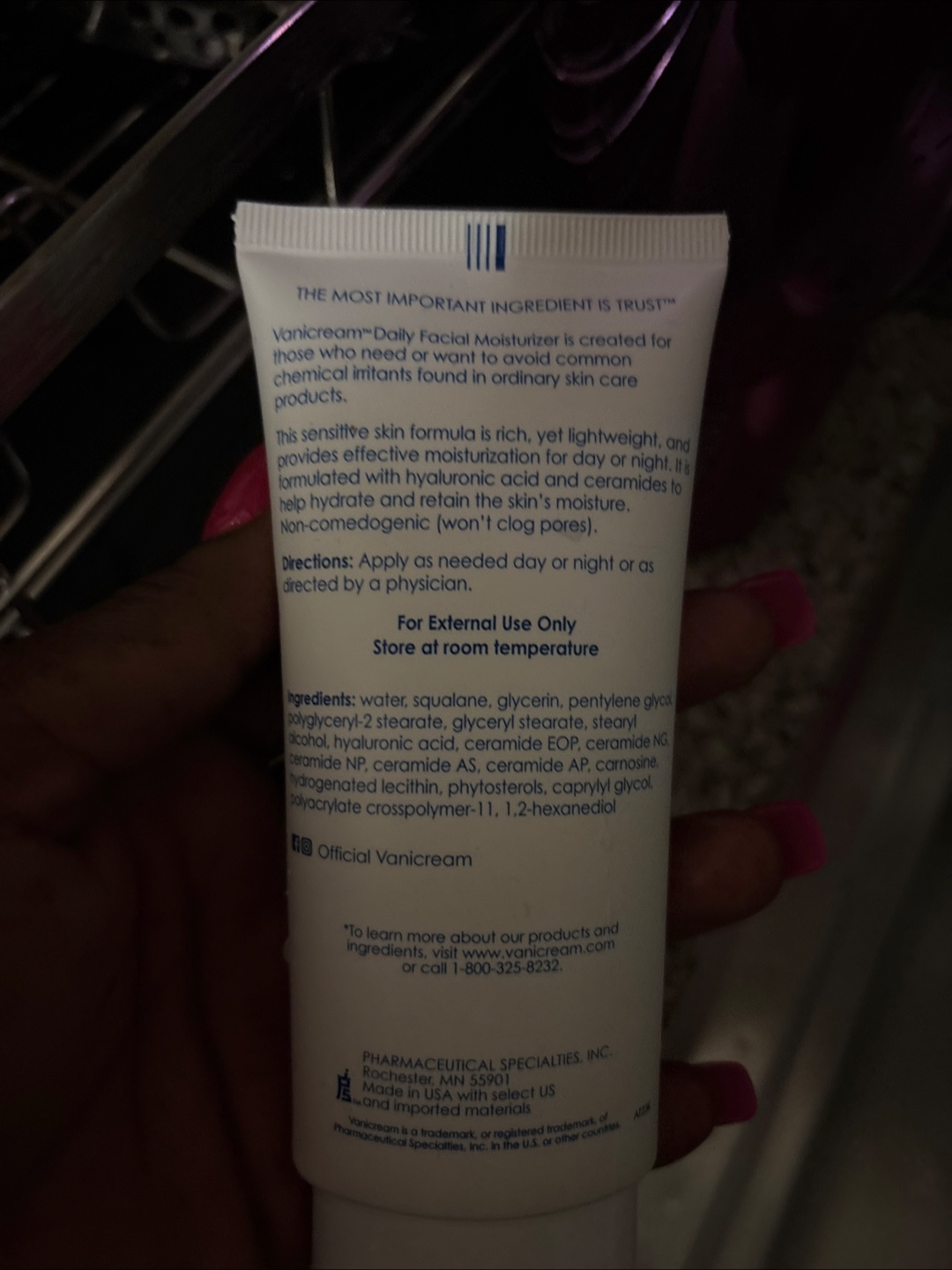 Vanicream Daily Facial Moisturizer - 3 fl oz - photo 2