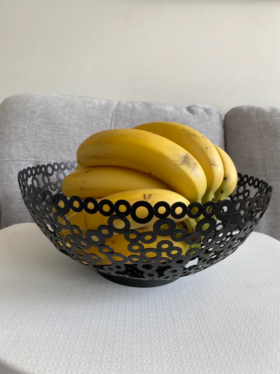 Black Metal Fruit Bowl thumbnail