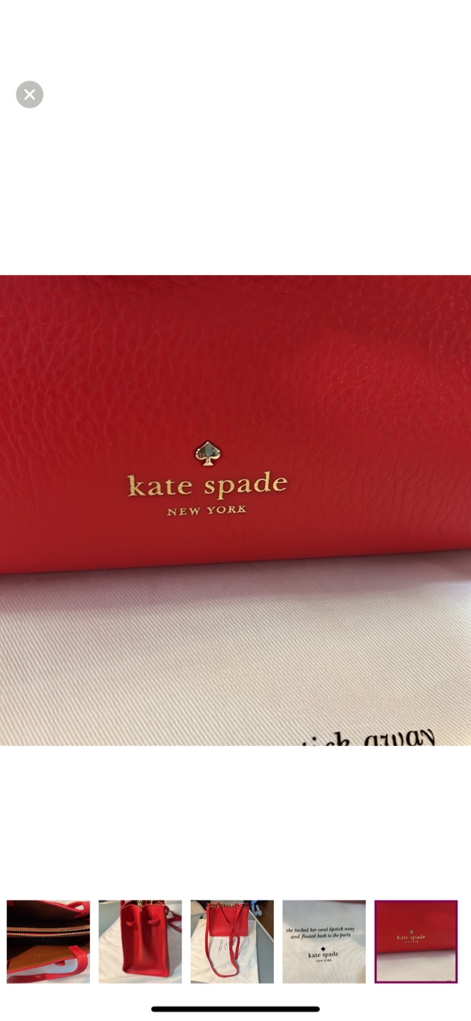 Kate Spade Red Leather Satchel - photo 3