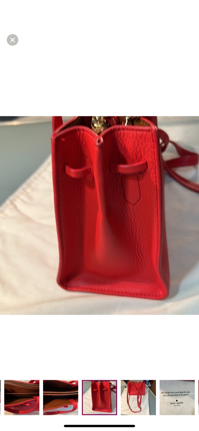 Kate Spade Red Leather Satchel - photo 4