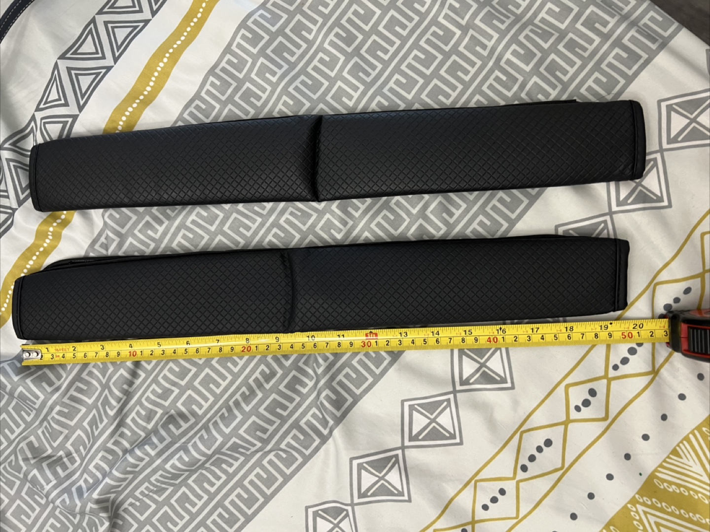 Black Car Seat Belt Shoulder Pads - New - photo 3