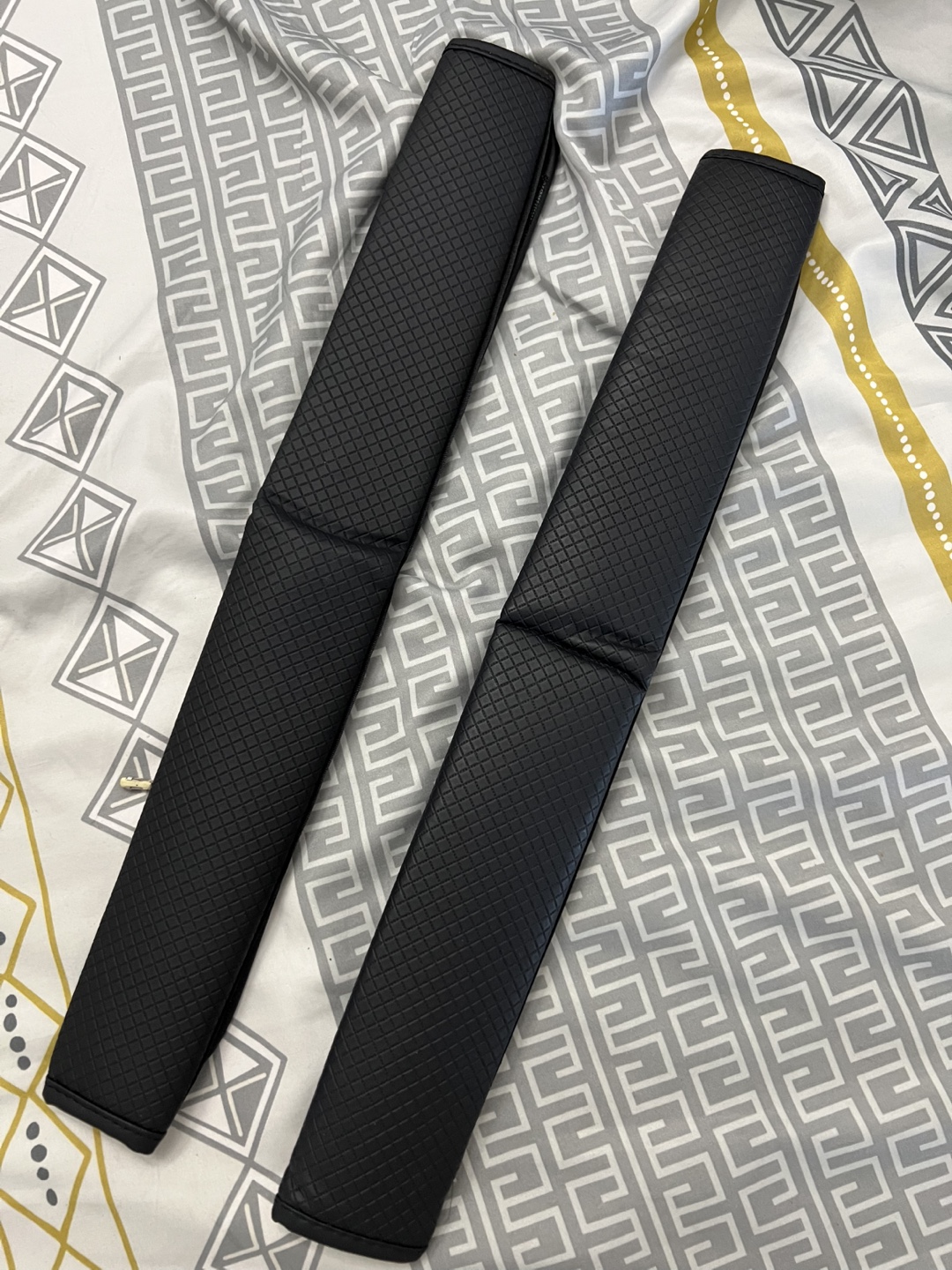 Black Car Seat Belt Shoulder Pads - New