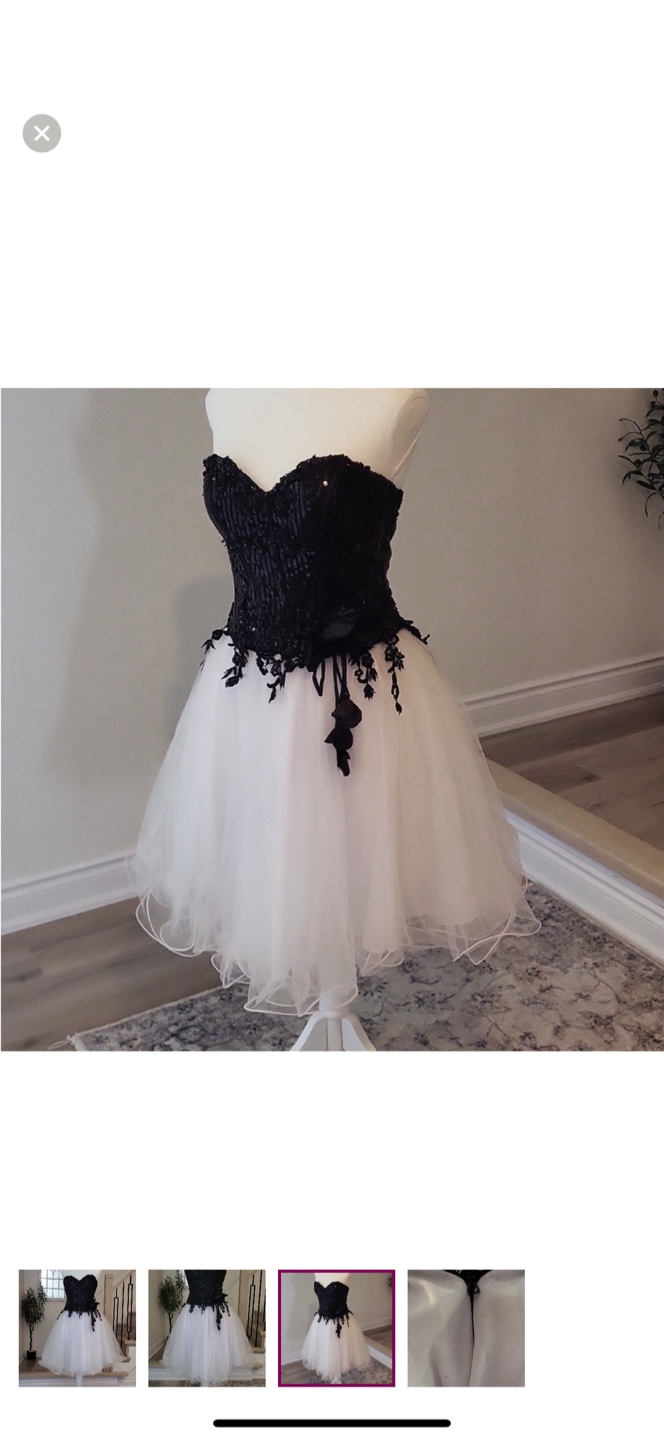 Black & White Corset Dress