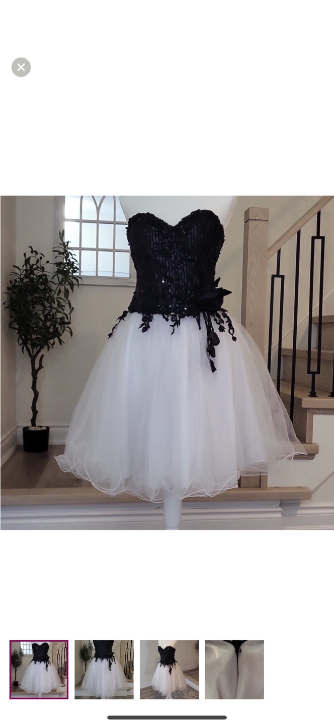 Black & White Corset Dress - photo 2