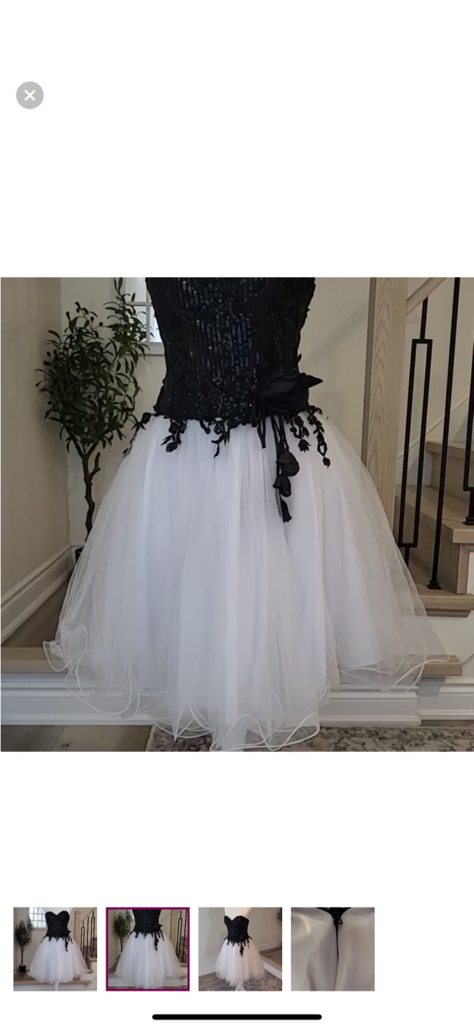 Black & White Corset Dress - photo 3