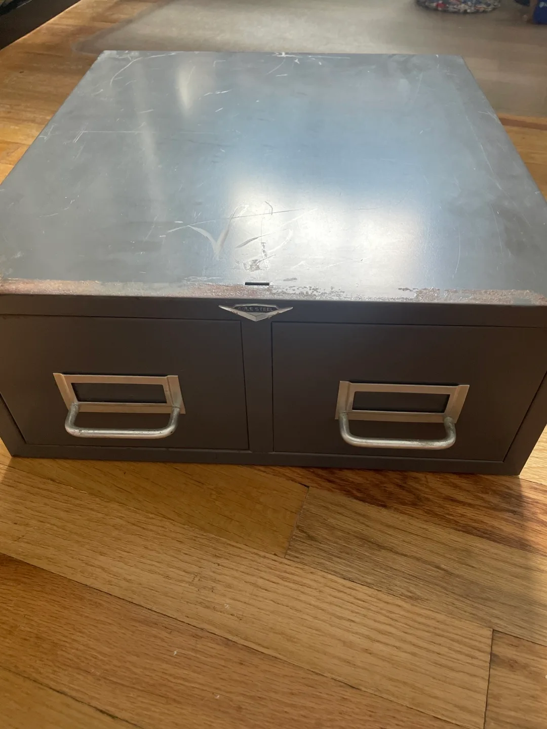 Vintage Steelmaster 2-Drawer File Cabinet thumbnail