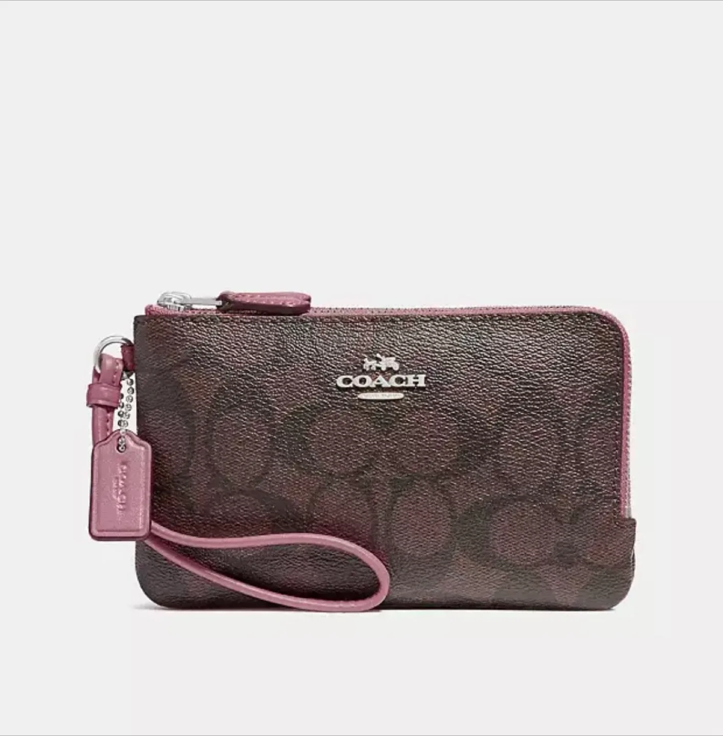 Coach Double Zip Wristlet thumbnail