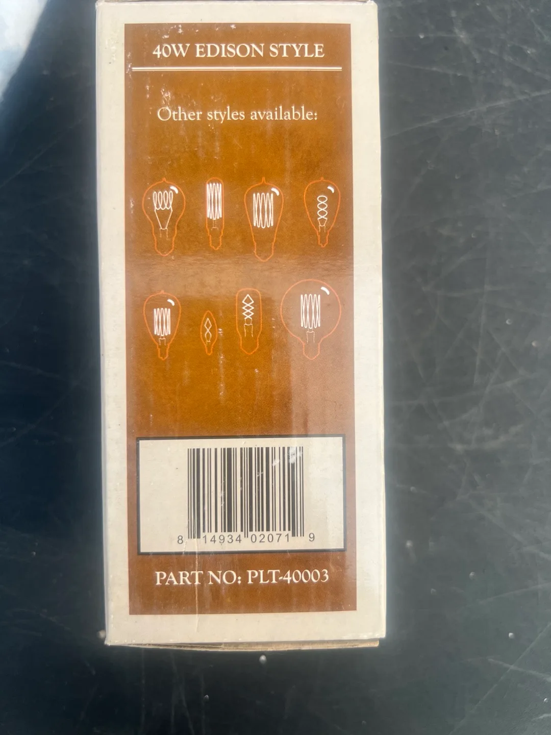 PL&T 40W Edison Style ST58 Light Bulb lot 26 image indicator(4)