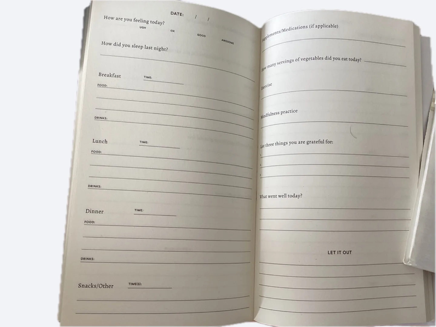 🧡The Well Journal - Food Journal🧡 image indicator(3)