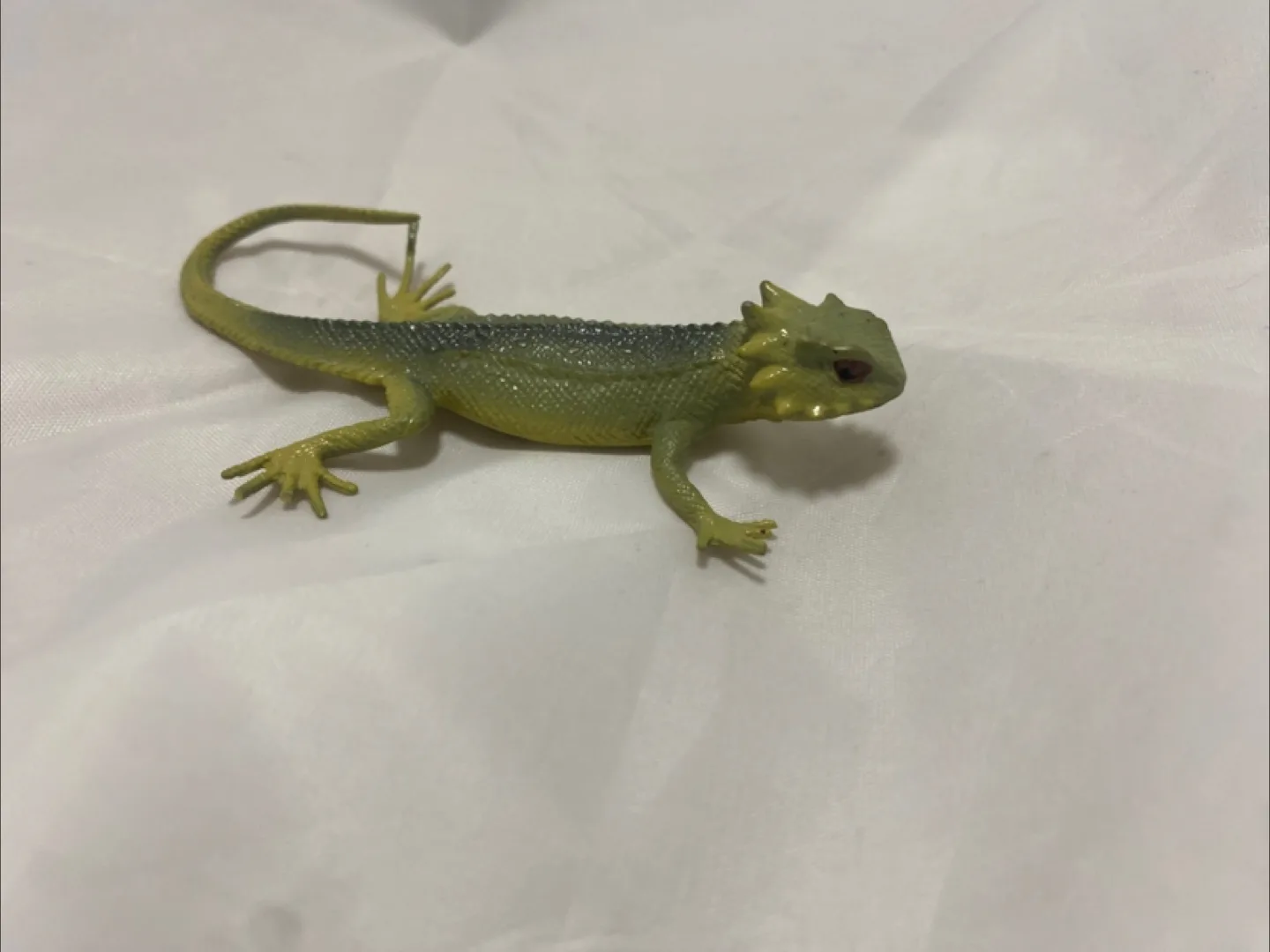 Flat-Tailed Horned Lizard, Green, Toy Reptile, Realistic Figure image indicator(2)