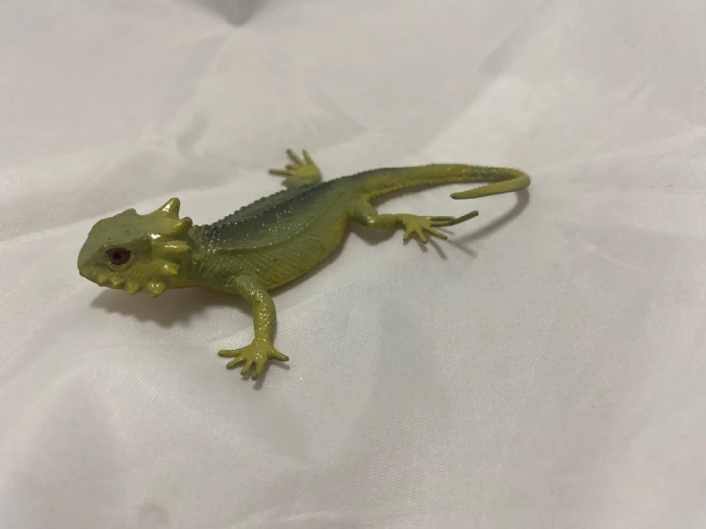 Flat-Tailed Horned Lizard, Green, Toy Reptile, Realistic Figure thumbnail