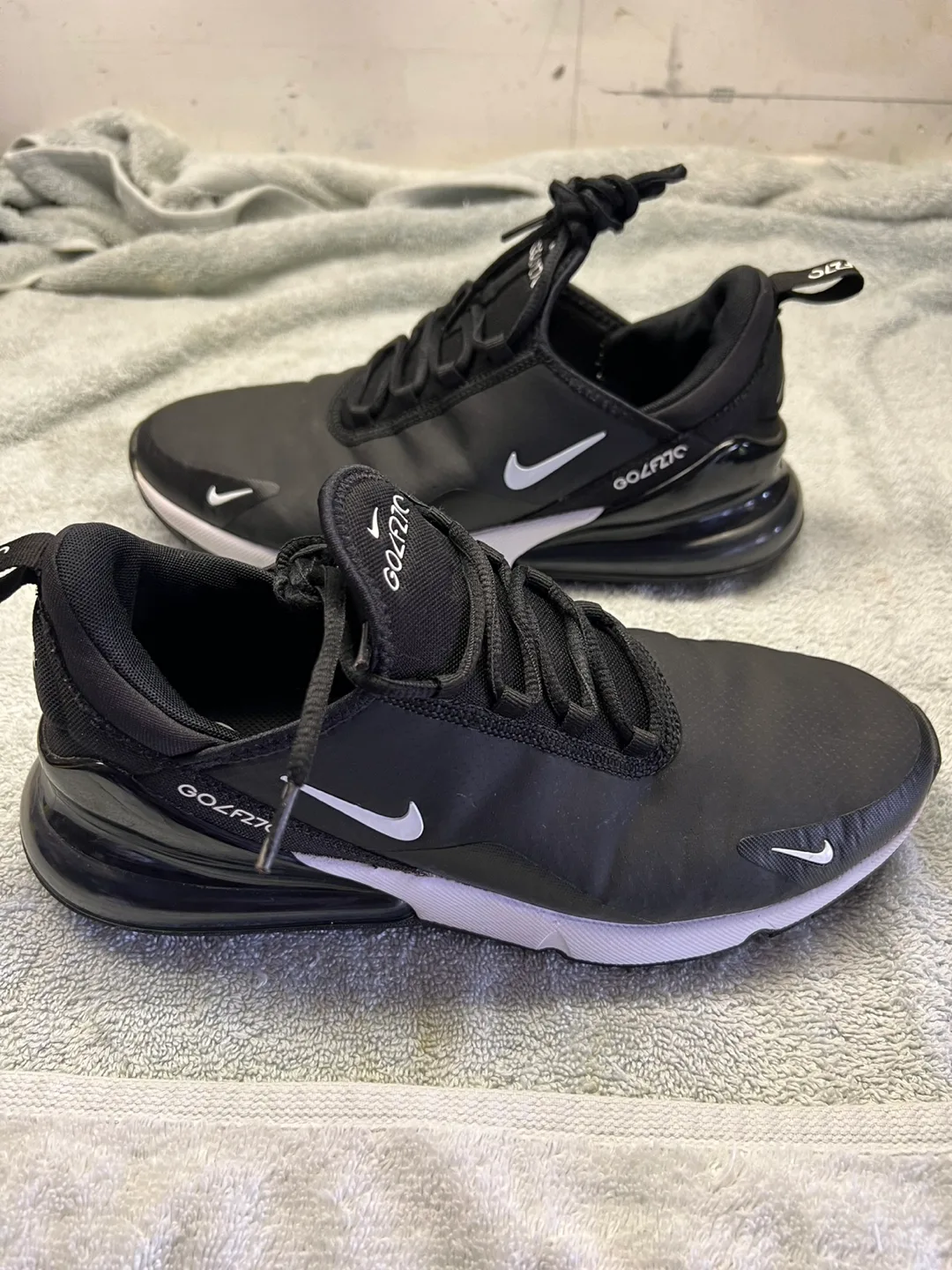 Nike Air Max 270 Golf Black men’s size 9. image indicator(2)