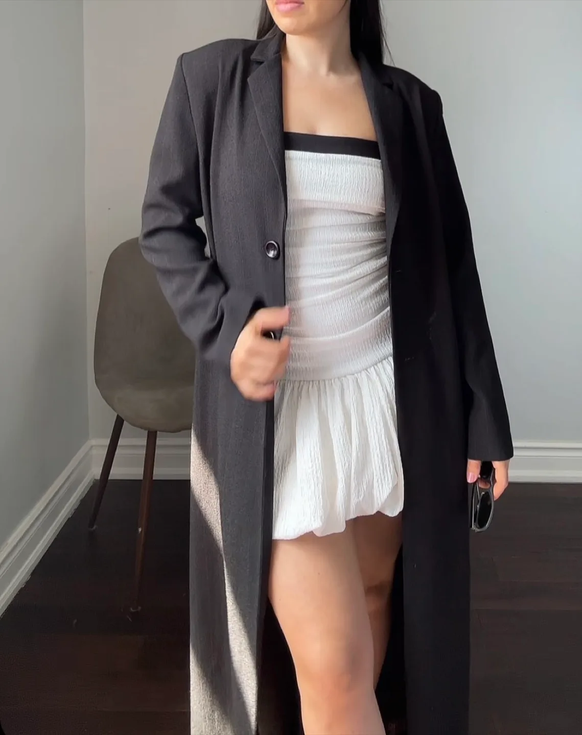 Zara | lwhite mini dress - S thumbnail