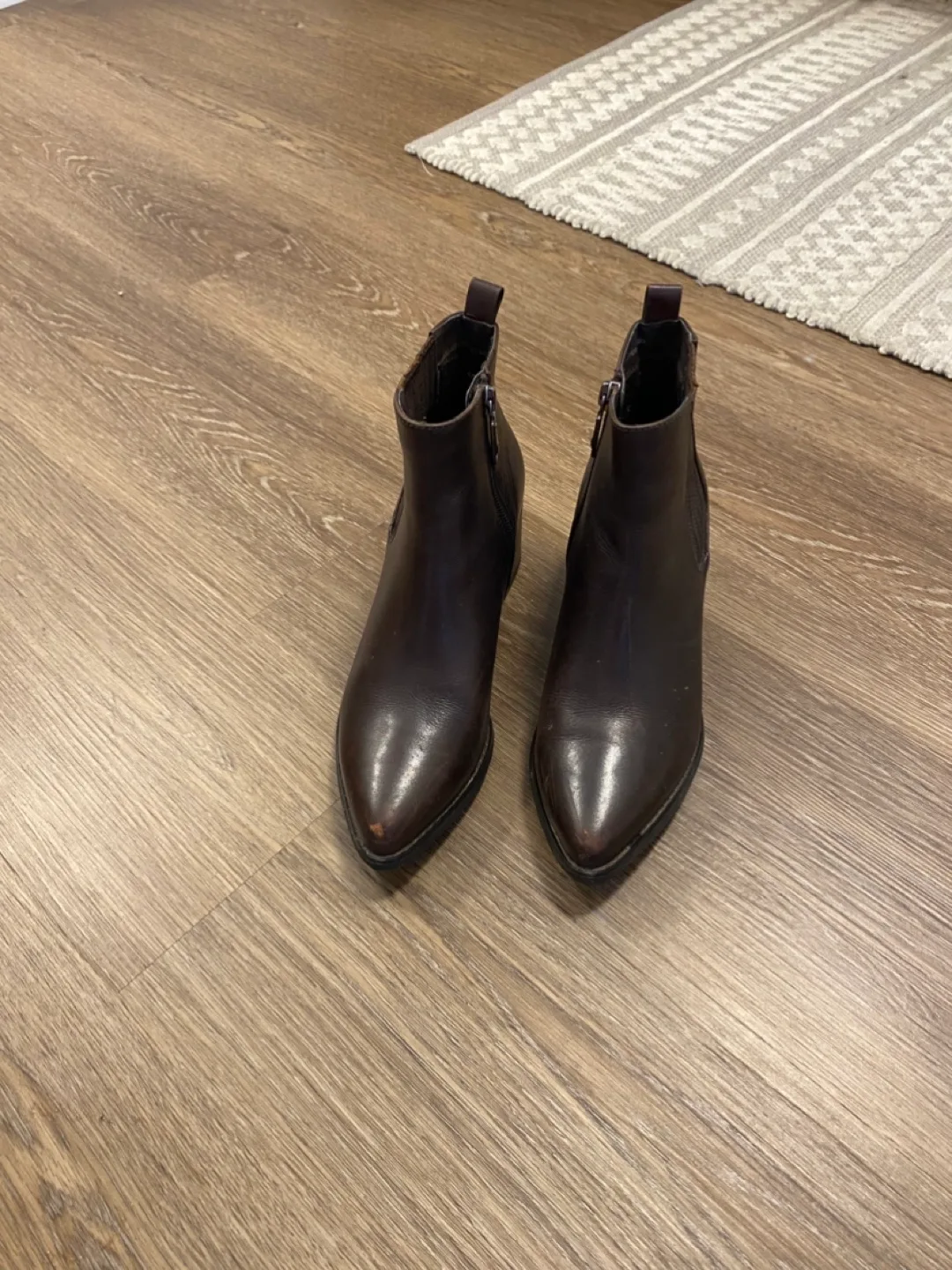 Brown Waterproof Ankle Boots - Size 7 thumbnail