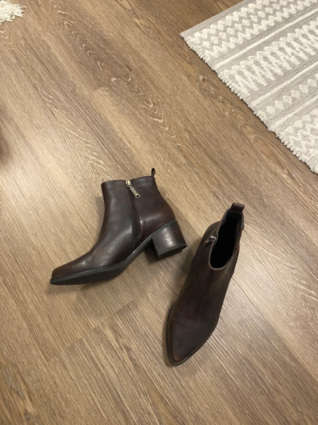 Brown Waterproof Ankle Boots - Size 7 image indicator(2)