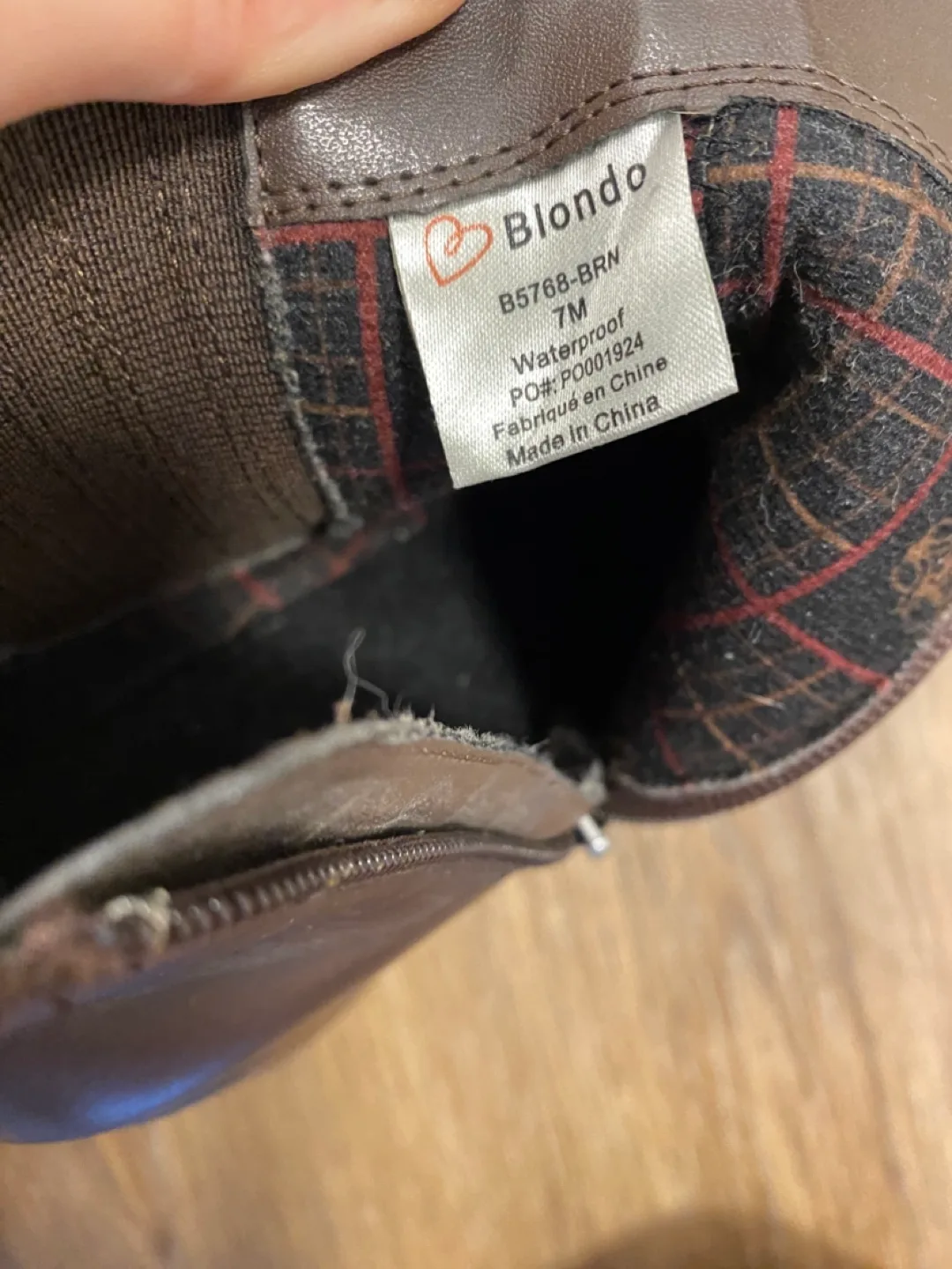 Brown Waterproof Ankle Boots - Size 7 image indicator(4)