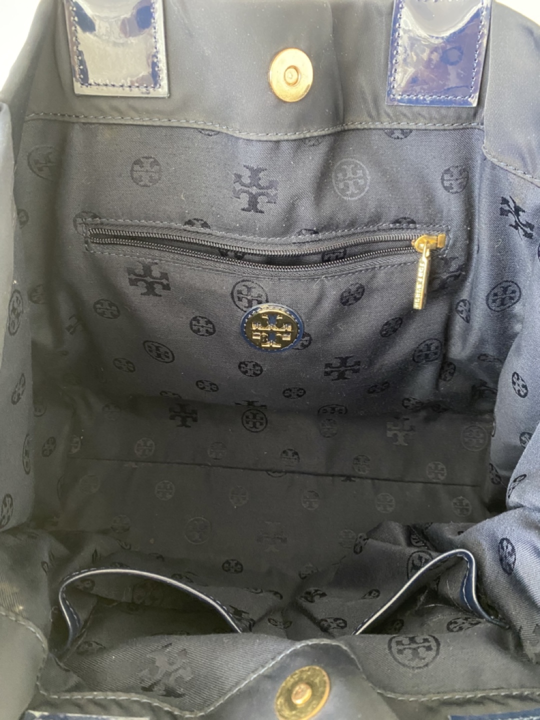 Tory Burch Navy Tote Bag - photo 4