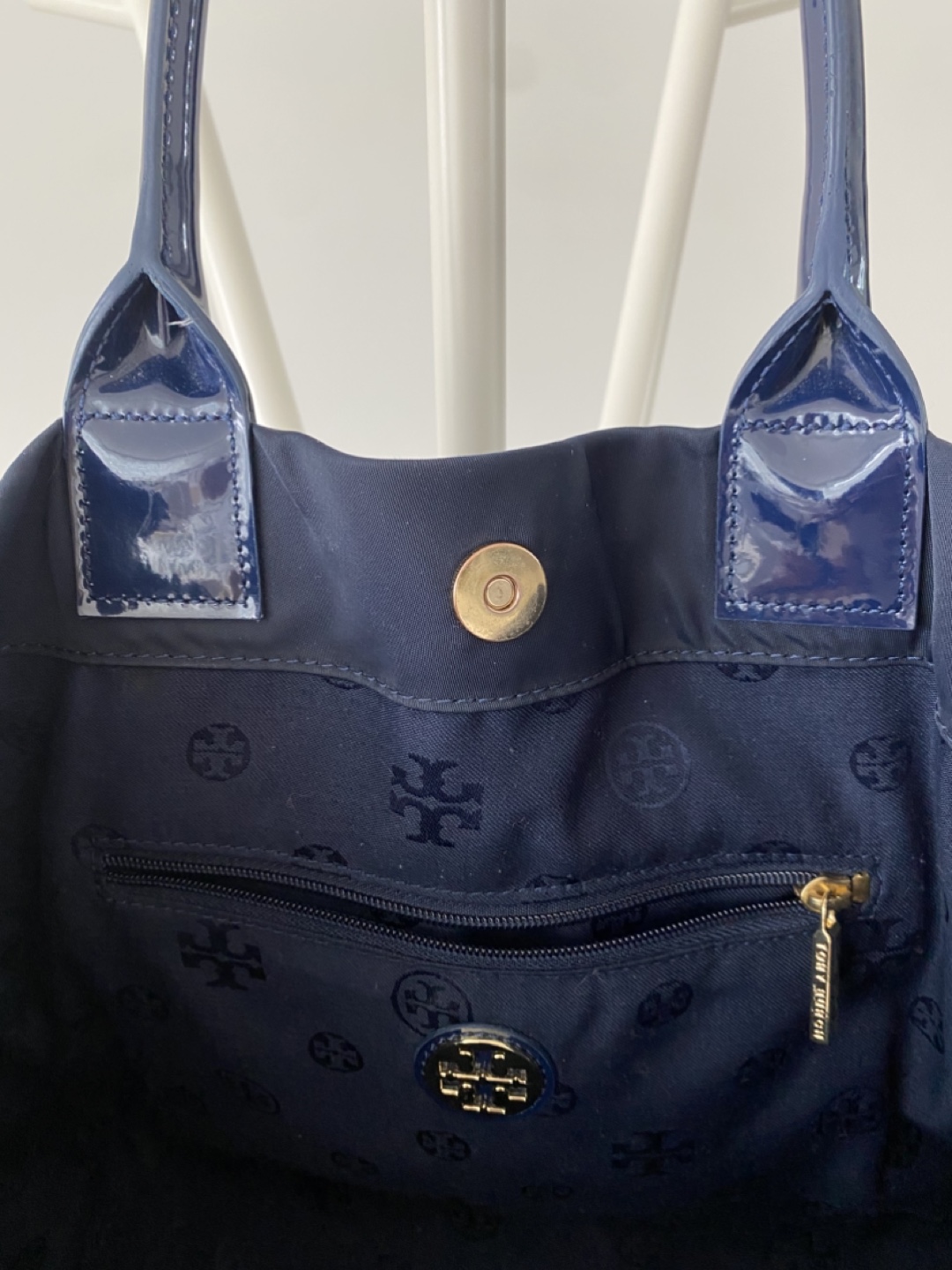 Tory Burch Navy Tote Bag - photo 5