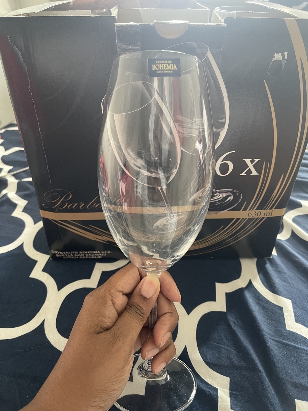 Crystalite Bohemia Barbara Goblet Set 6x 630ml - photo 3