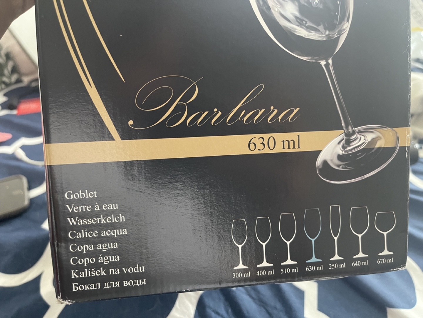 Crystalite Bohemia Barbara Goblet Set 6x 630ml - photo 2