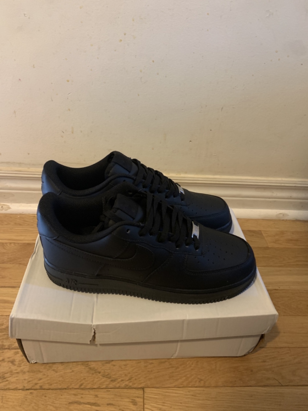 Nike Air Force 1 '07 Black size 10 - photo 2