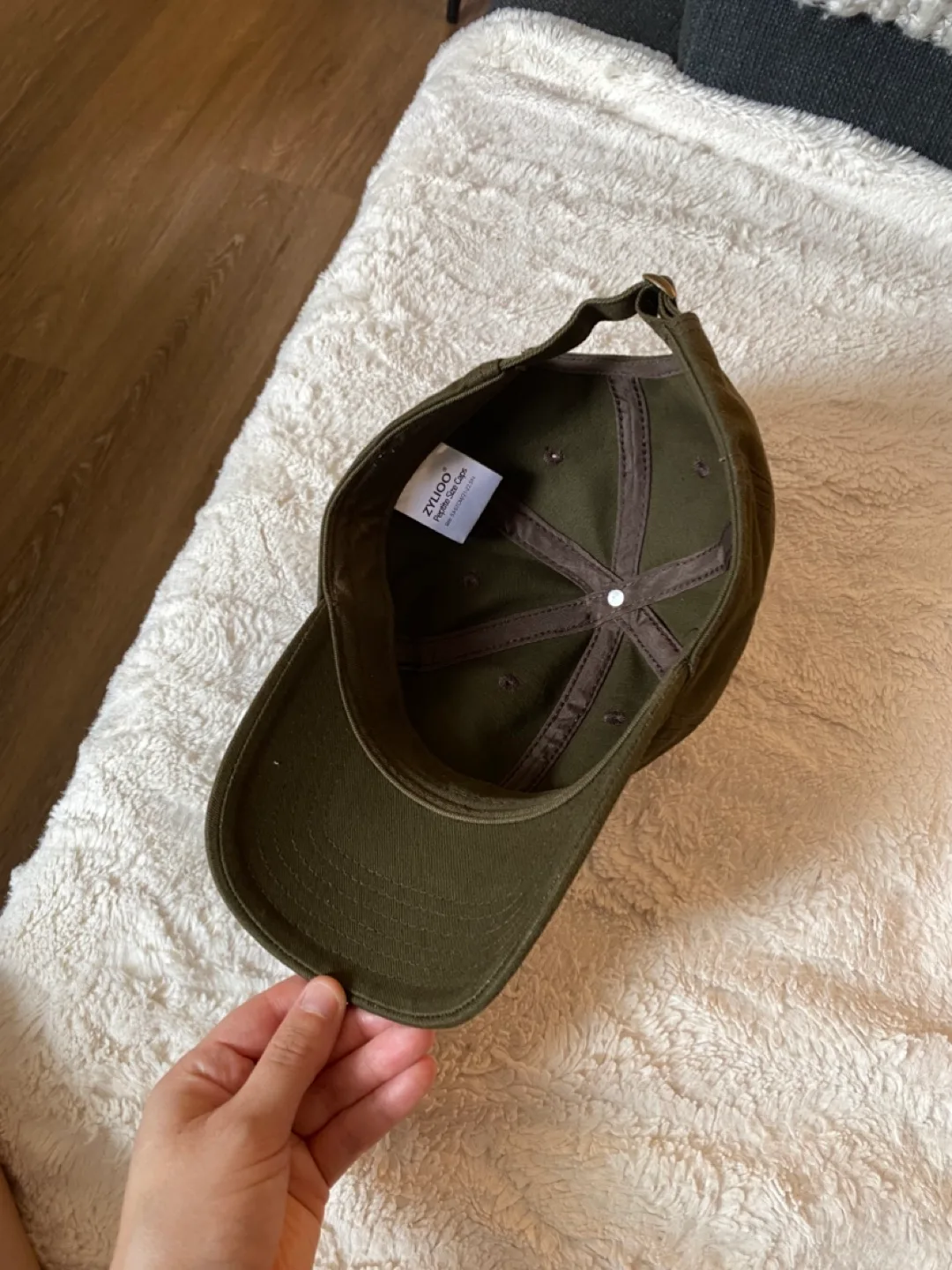 Olive Green Baseball Cap - Size 53-57cm image indicator(4)