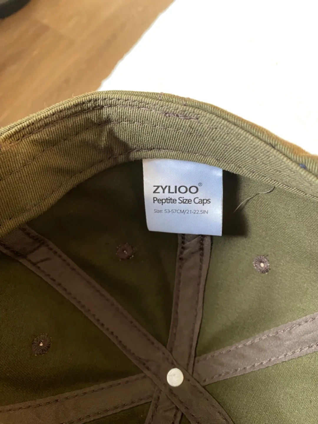 Olive Green Baseball Cap - Size 53-57cm image indicator(3)