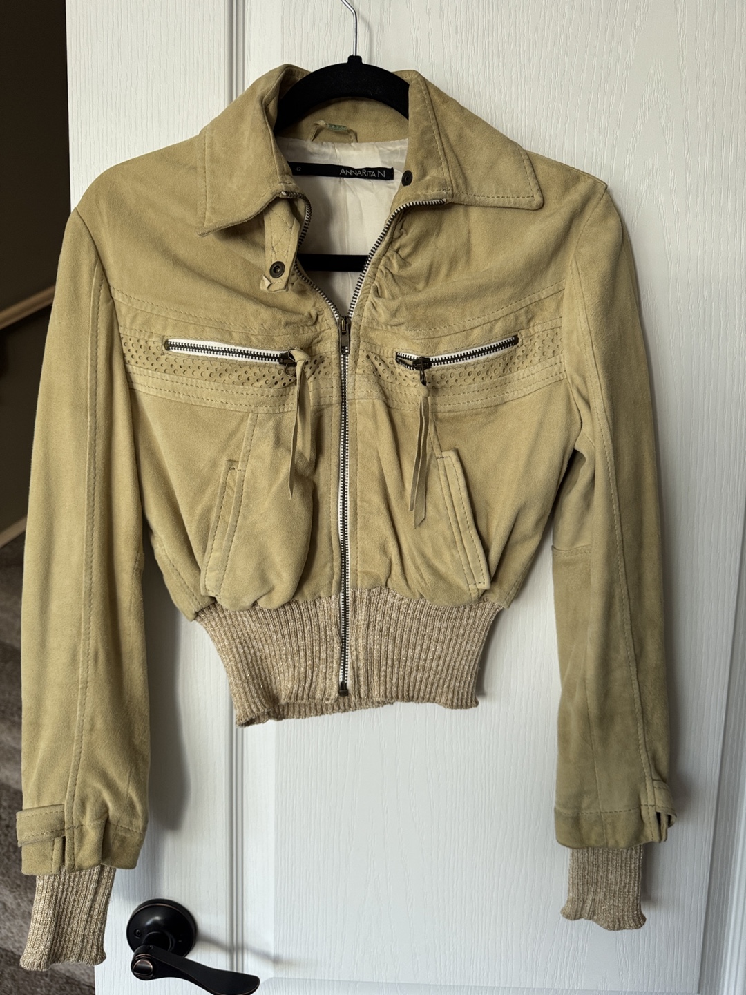 Annarita N Suede Jacket Size XS/S
