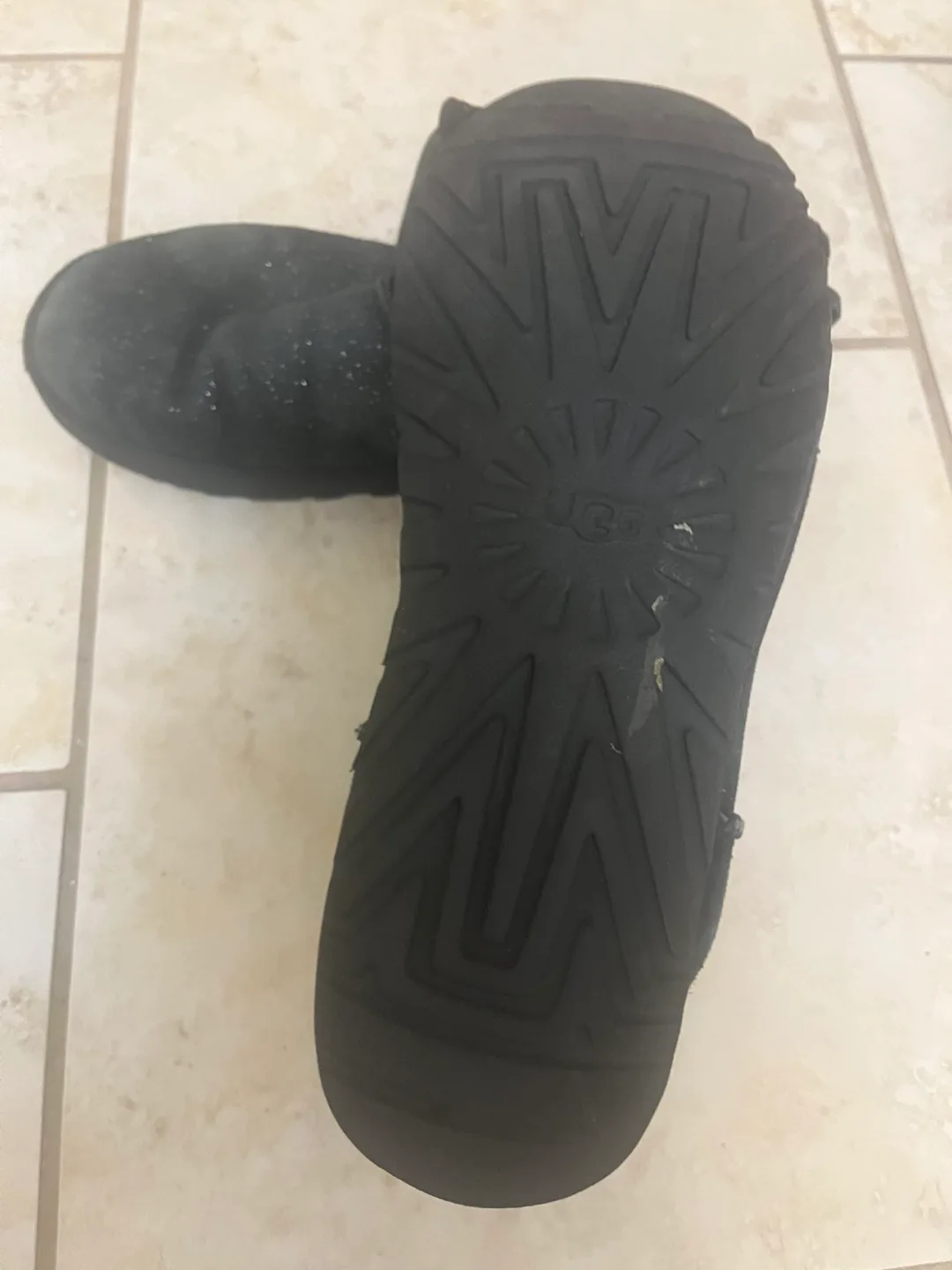 UGG Black Mini Boots, Size 7 image indicator(2)