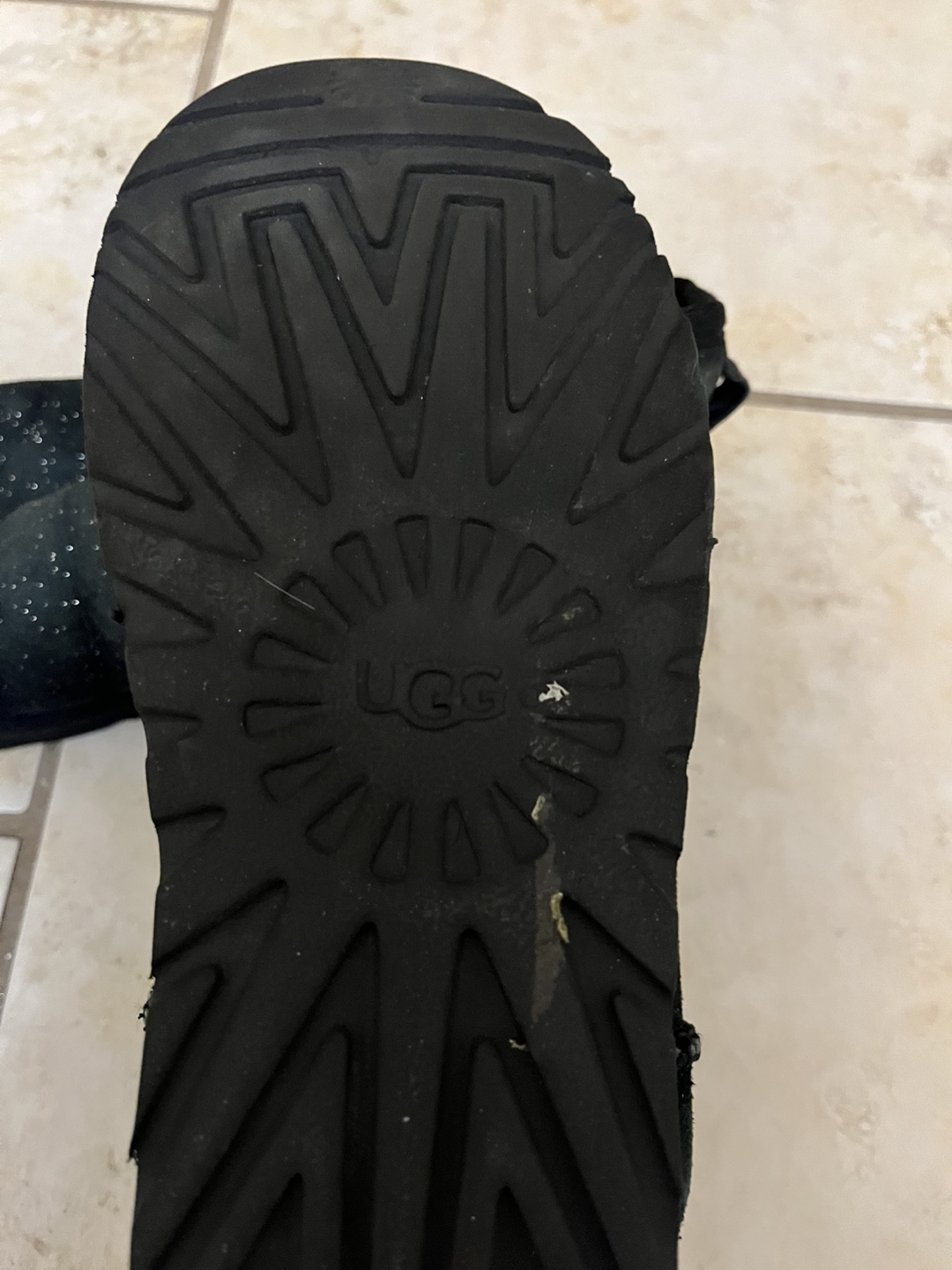 UGG Black Mini Boots, Size 7 - photo 3