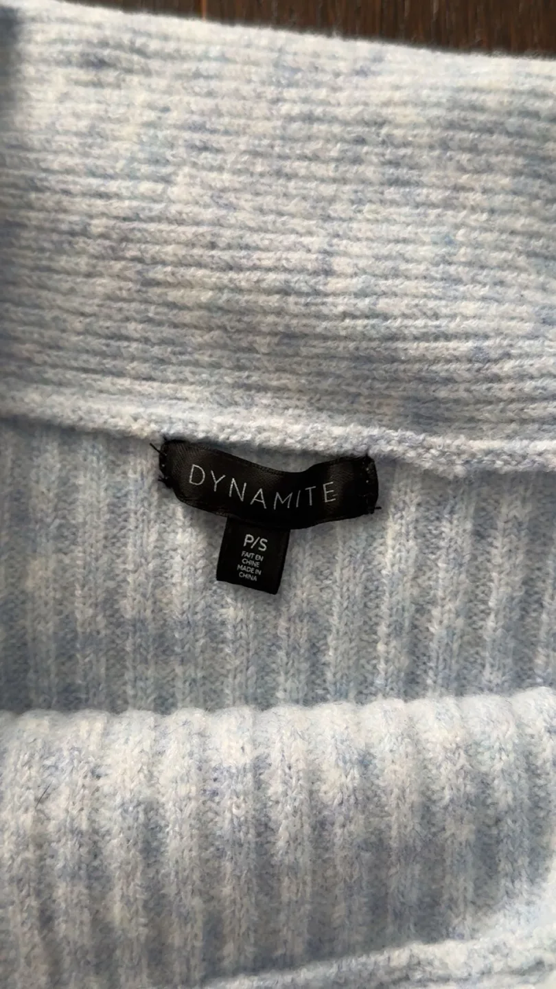 Dynamite Heavenlyarn Laura Off Shoulder Sweater image indicator(2)