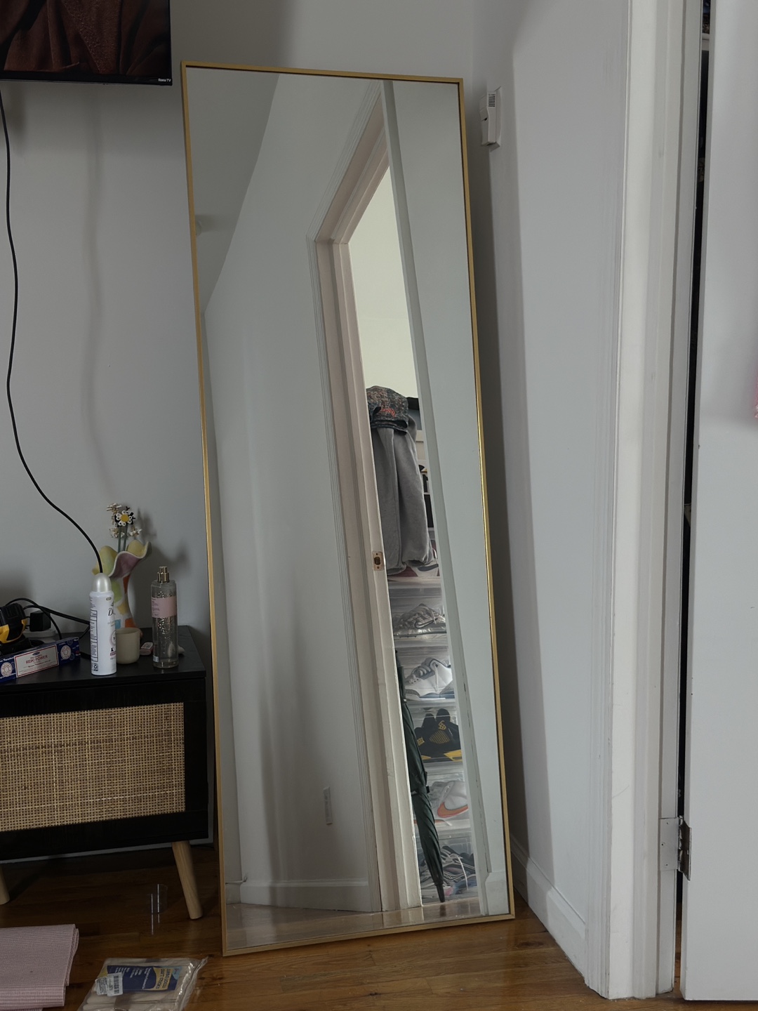 Full Length Gold Framed Mirror