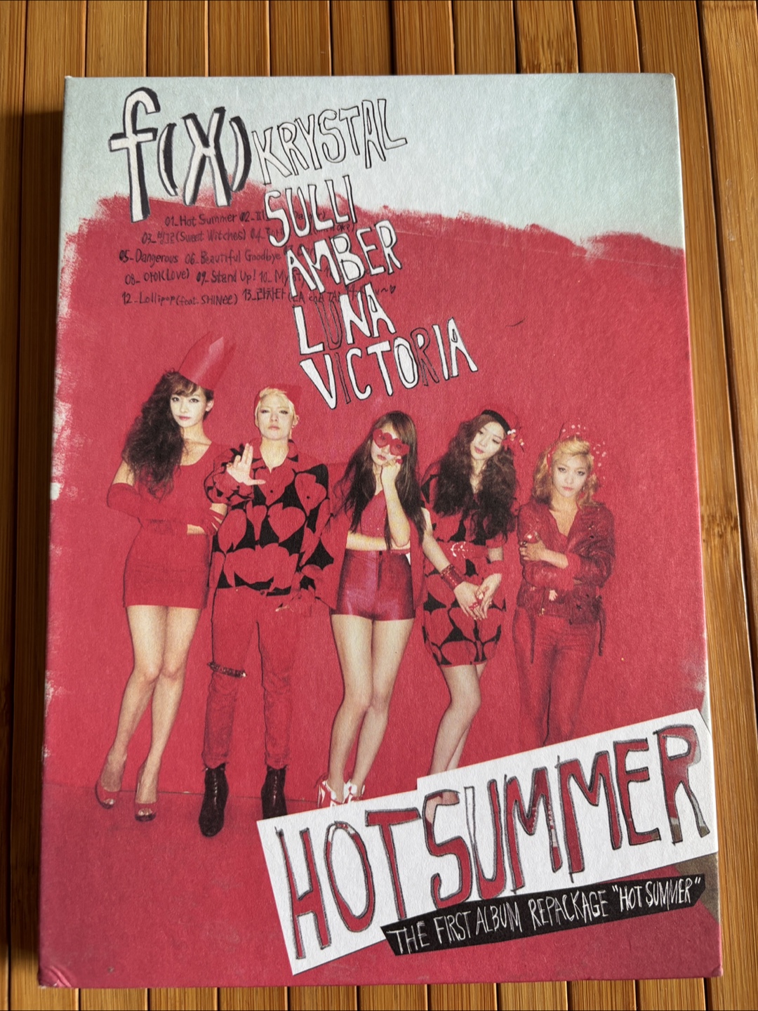 f(x) Hot Summer K-Pop Album CD and photobook (preowned)