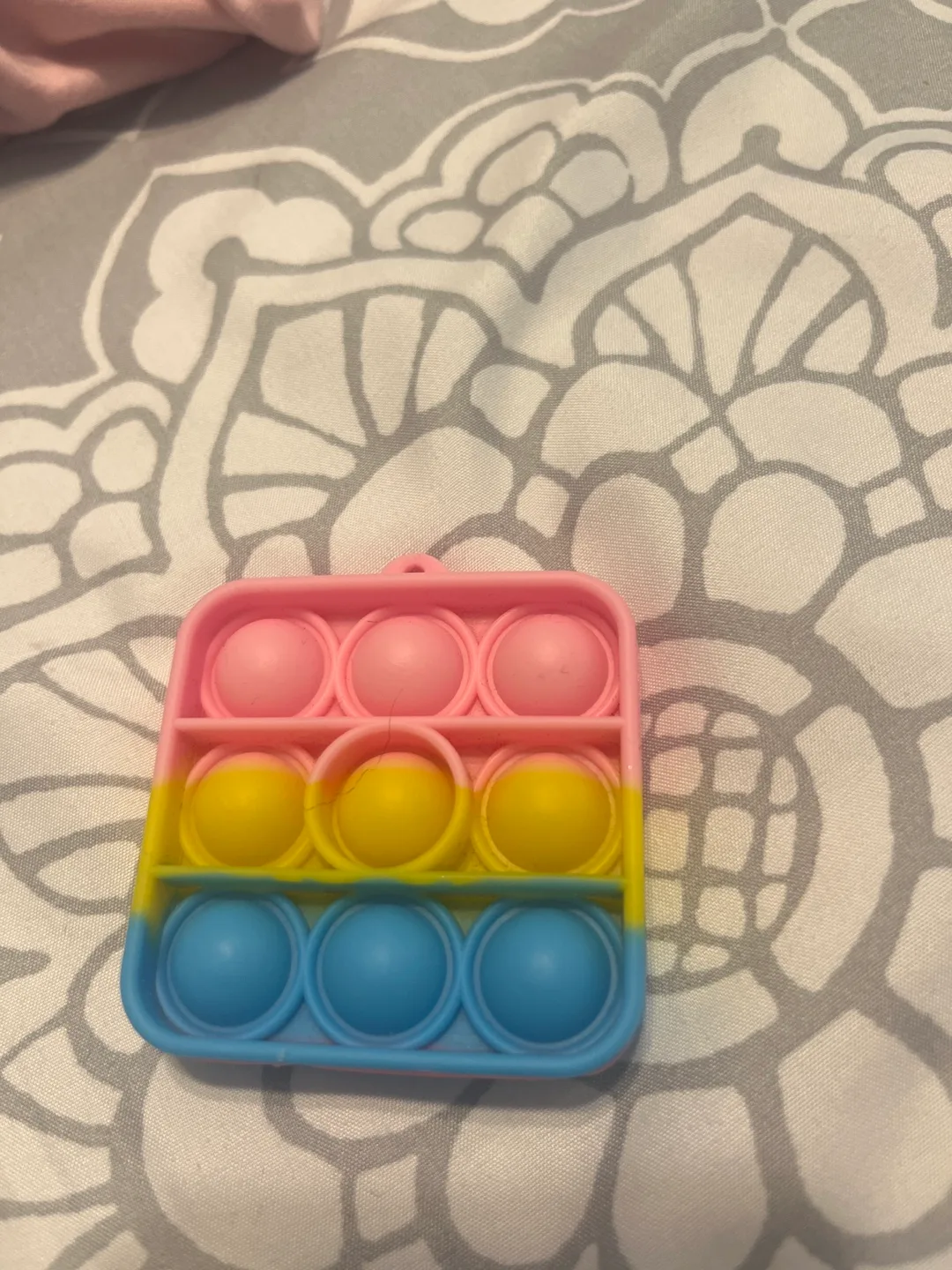 Pop It Fidget Toy - Pink, Yellow, Blue thumbnail