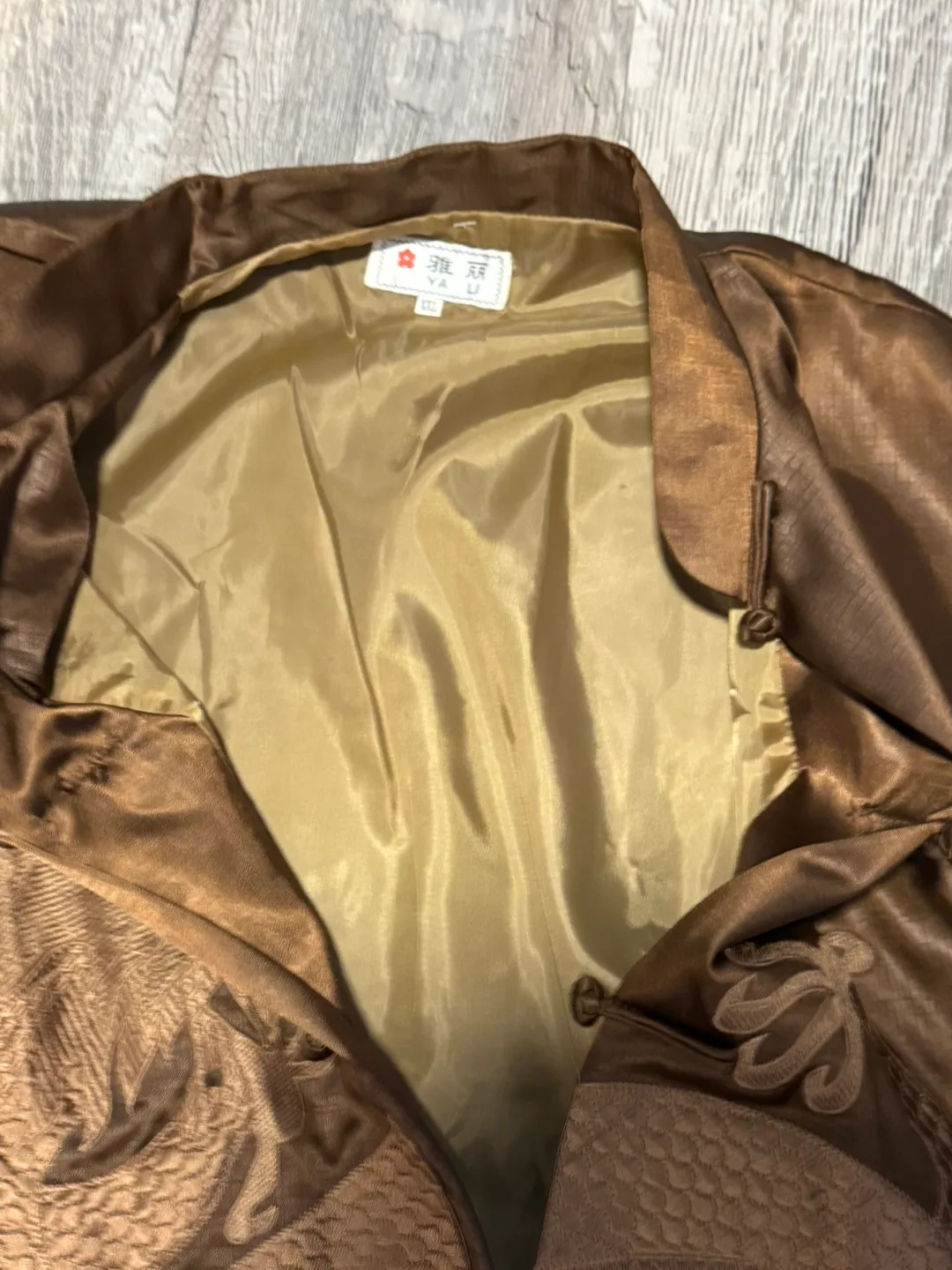 Ya Li silky jacket kimono blouse image indicator(3)