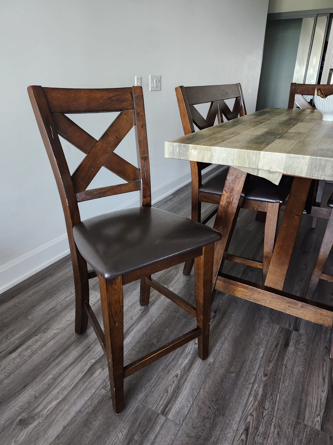 Dining Table with 4 Chairs and 1 bench - photo 2