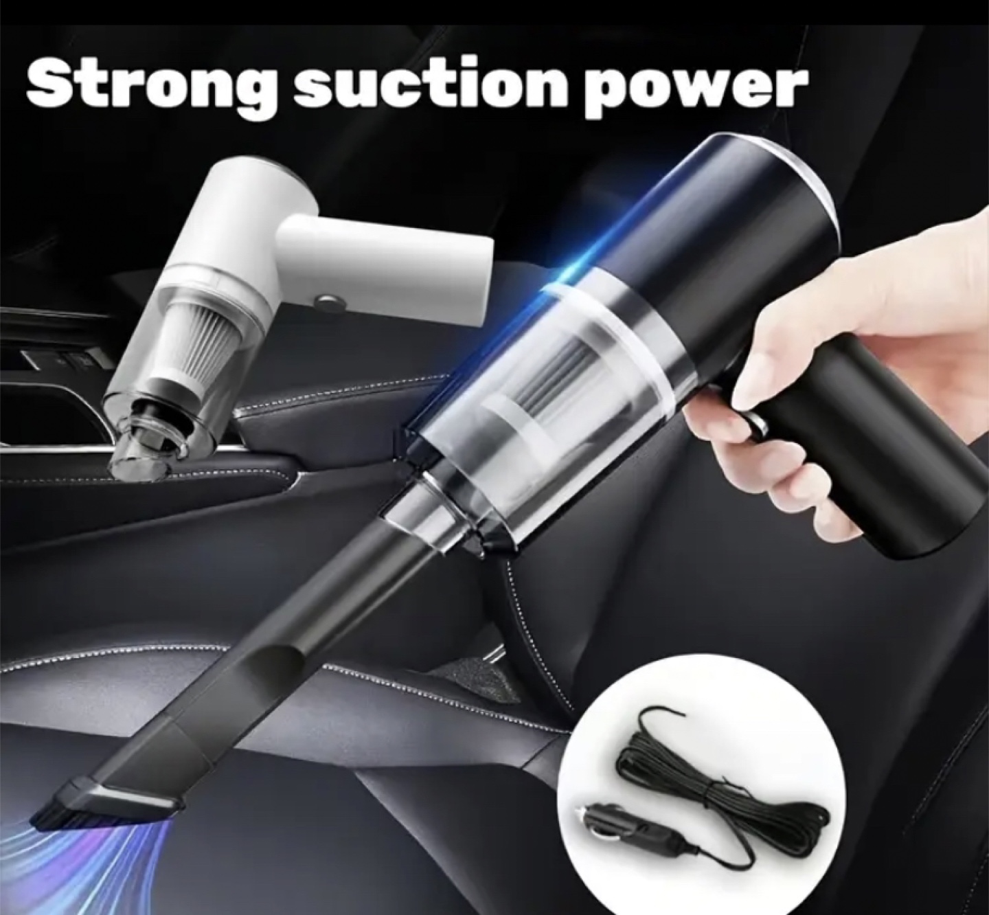 Portable Car Vacuum - Strong Suction - photo 4
