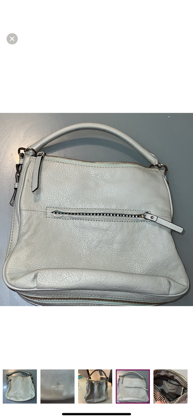 Kate Spade Grey Leather Handbag - photo 4