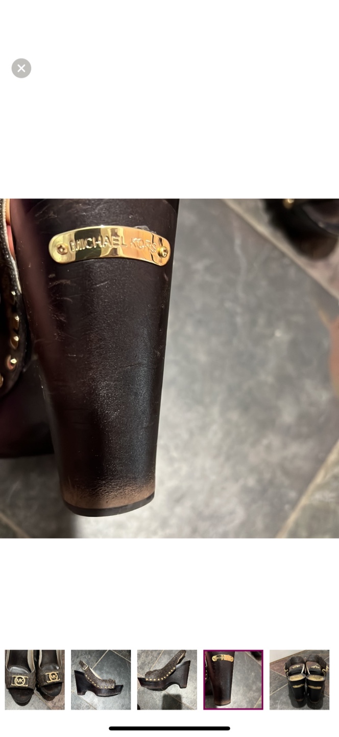 Michael Kors Brown Wedge Sandals - photo 5