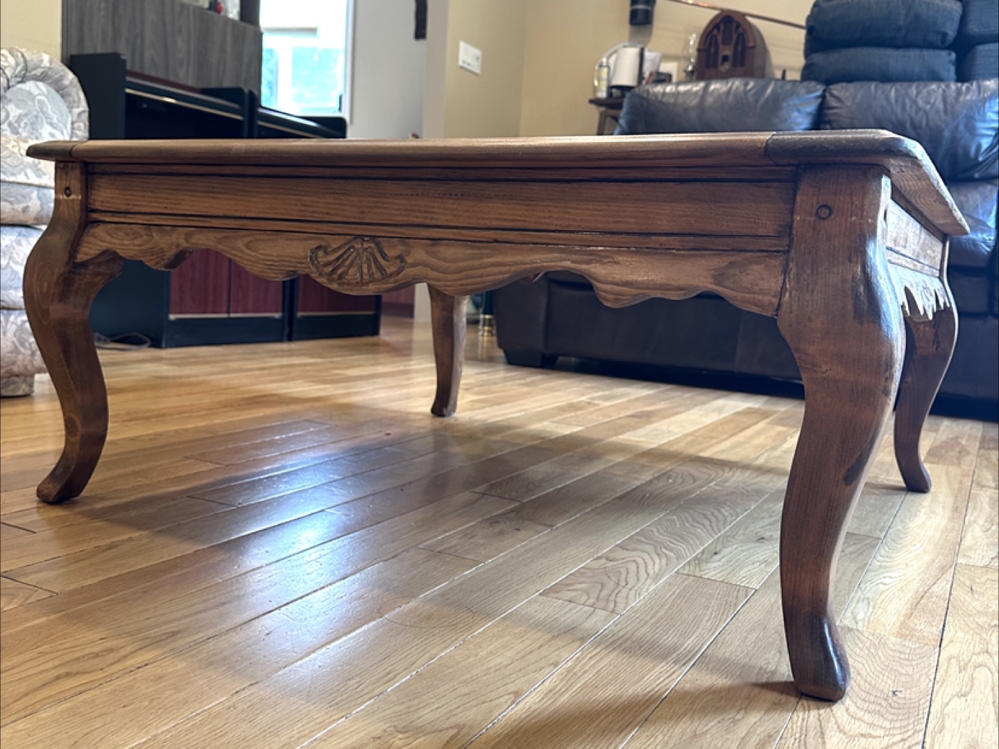 Vintage Solid Wood Square Coffee Table (CAN DELIVER) - photo 5