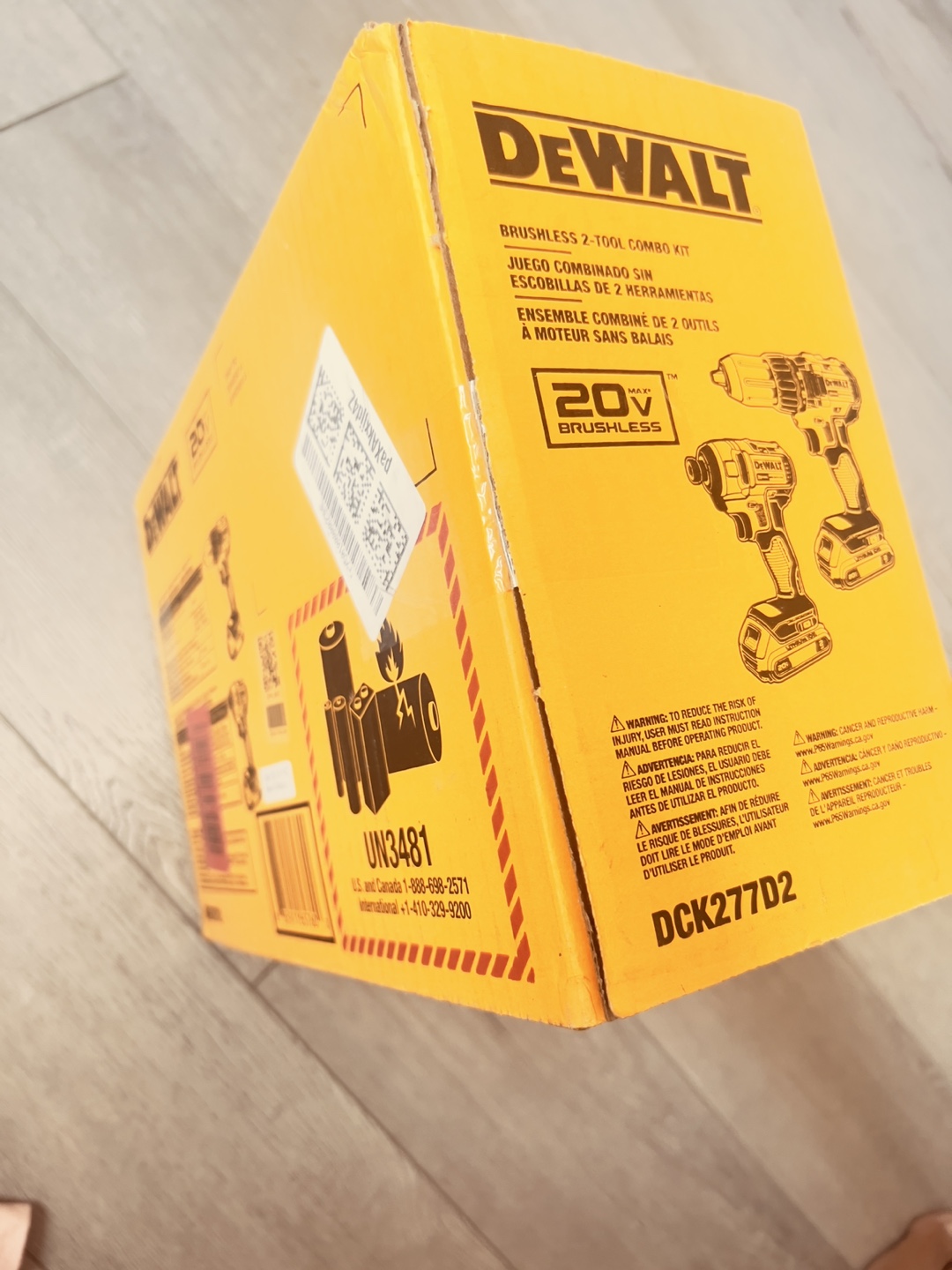 DeWalt DCK277D2 Brushless 2-Tool Combo Kit - photo 2