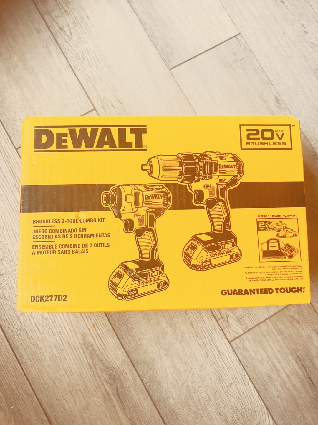 DeWalt DCK277D2 Brushless 2-Tool Combo Kit
