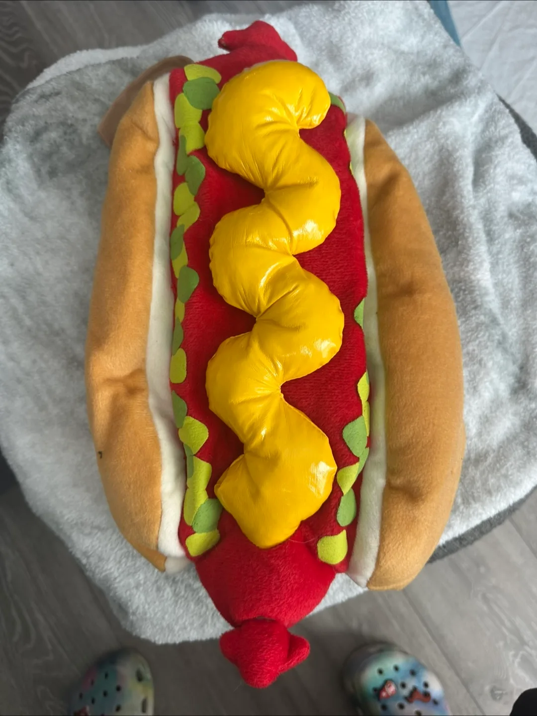 Hot Dog Pet Costume.  Small thumbnail