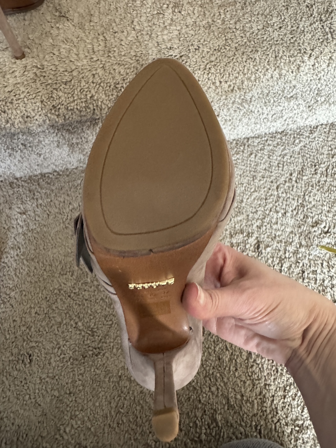 New Schutz Suede Heels, Size 6B - photo 5