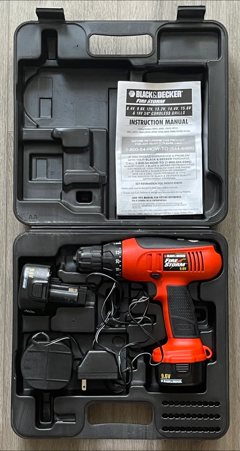 Black & Decker Firestorm 9.6V Cordless Drill image indicator(6)