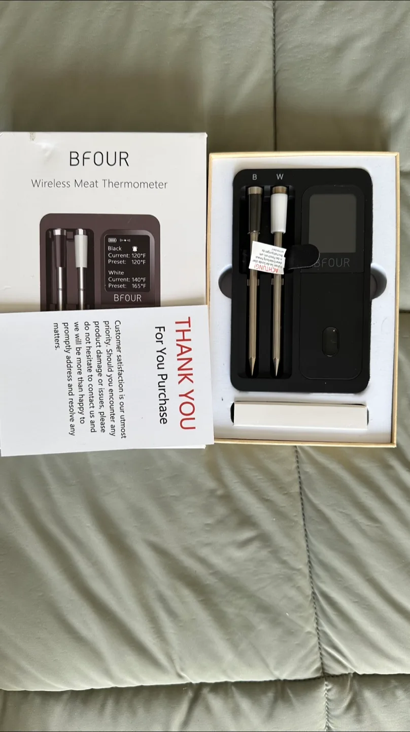 New BFour Wireless Meat Thermometer BF-40 thumbnail