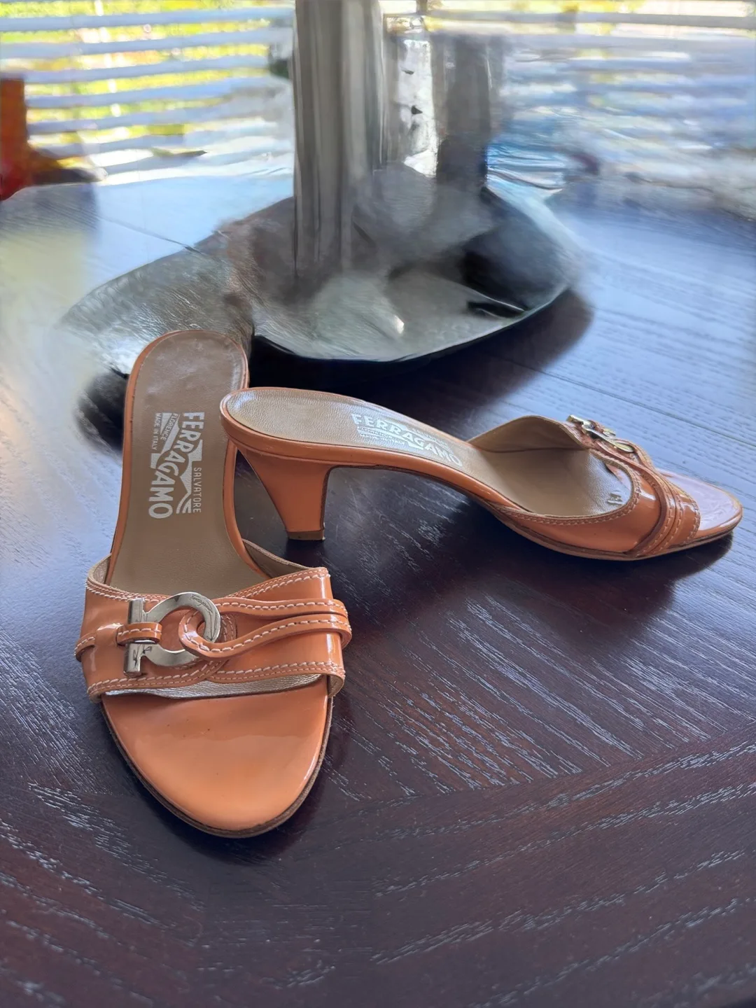 Vintage Salvatore Ferragamo Sandals Size 8 thumbnail