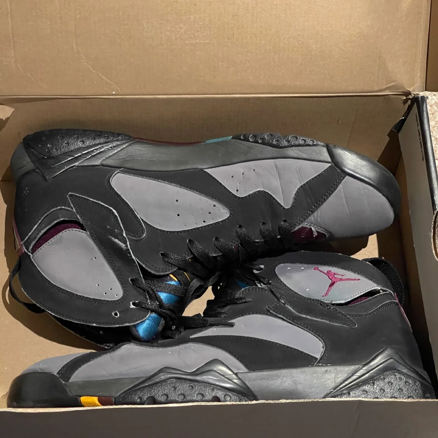 Air Jordan 7 Retro Black/Grey - Size 11 image indicator(2)